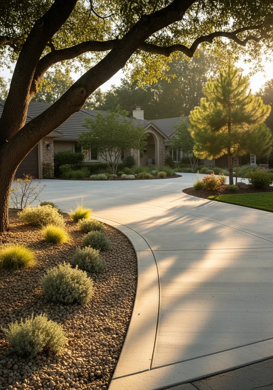 Folsom residential home with mature trees and established landscaping, representing the mix of historic and well-maintained properties throughout the city.
